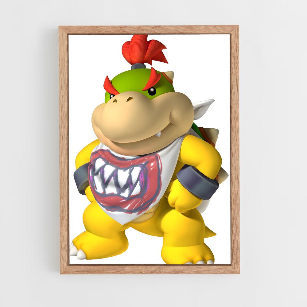 Poster Bowser Jr. en Action – affiche Mario (vue 4)